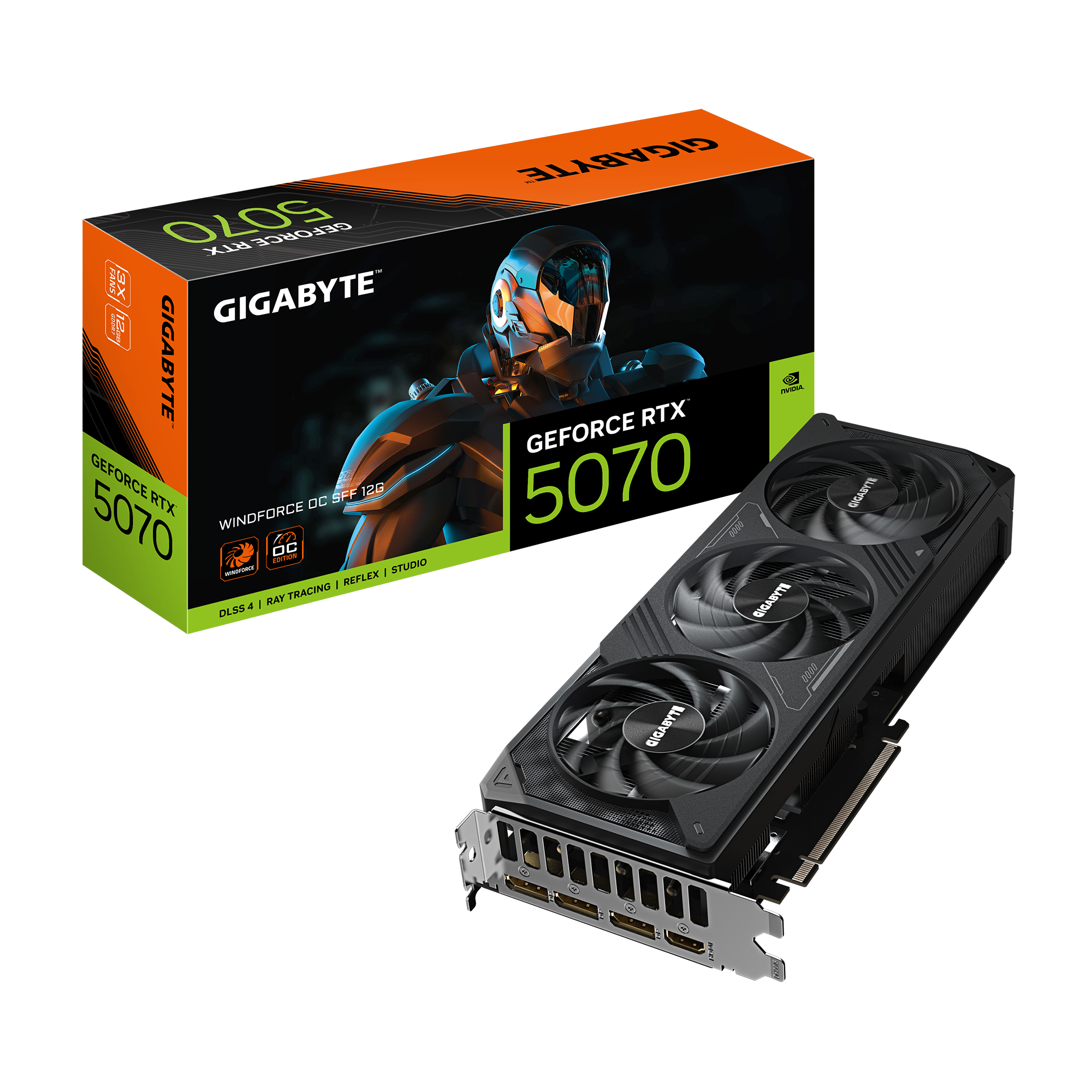 GIGABYTE RTX 5070 WINDFORCE SFF 12G VGA CARD
